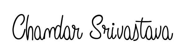 Make a beautiful signature design for name Chandar Srivastava. With this signature (Angelique-Rose-font-FFP) style, you can create a handwritten signature for free. Chandar Srivastava signature style 5 images and pictures png