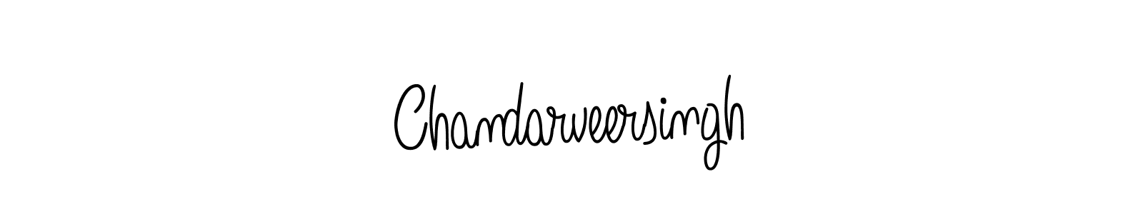 How to make Chandarveersingh name signature. Use Angelique-Rose-font-FFP style for creating short signs online. This is the latest handwritten sign. Chandarveersingh signature style 5 images and pictures png