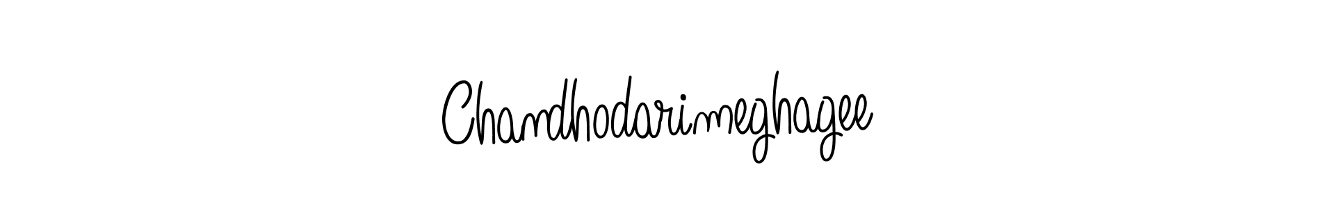 The best way (Angelique-Rose-font-FFP) to make a short signature is to pick only two or three words in your name. The name Chandhodarimeghagee include a total of six letters. For converting this name. Chandhodarimeghagee signature style 5 images and pictures png