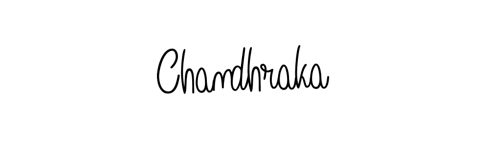 Make a beautiful signature design for name Chandhraka. Use this online signature maker to create a handwritten signature for free. Chandhraka signature style 5 images and pictures png