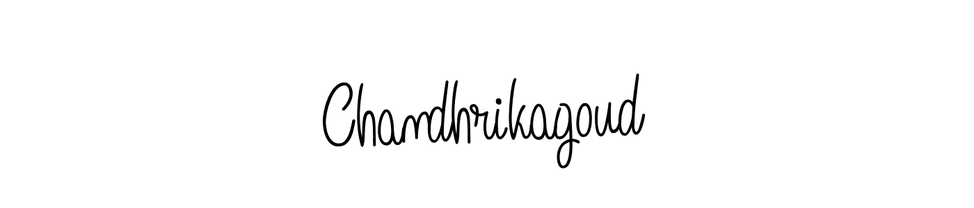 It looks lik you need a new signature style for name Chandhrikagoud. Design unique handwritten (Angelique-Rose-font-FFP) signature with our free signature maker in just a few clicks. Chandhrikagoud signature style 5 images and pictures png