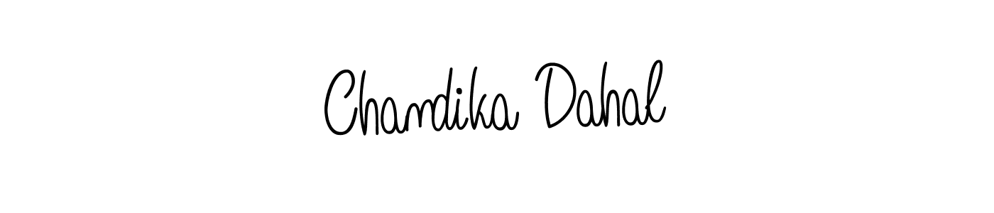 You can use this online signature creator to create a handwritten signature for the name Chandika Dahal. This is the best online autograph maker. Chandika Dahal signature style 5 images and pictures png