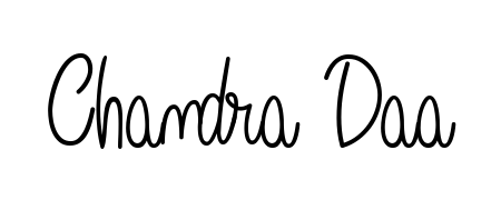 Enhance your business communications with Chandra Daa signature in Angelique-Rose-font-FFP lettering. Clean, modern, and universally compatible. Chandra Daa signature style 5 images and pictures png