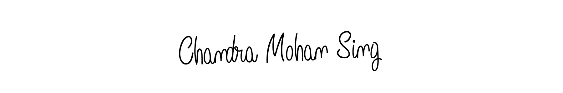 How to make Chandra Mohan Sing name signature. Use Angelique-Rose-font-FFP style for creating short signs online. This is the latest handwritten sign. Chandra Mohan Sing signature style 5 images and pictures png