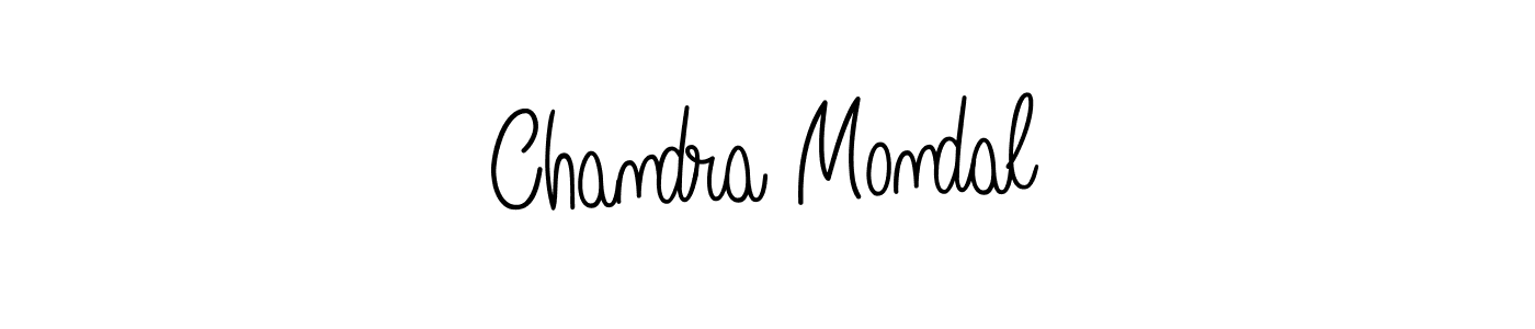 Design your own signature with our free online signature maker. With this signature software, you can create a handwritten (Angelique-Rose-font-FFP) signature for name Chandra Mondal. Chandra Mondal signature style 5 images and pictures png