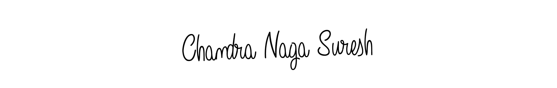 Create a beautiful signature design for name Chandra Naga Suresh. With this signature (Angelique-Rose-font-FFP) fonts, you can make a handwritten signature for free. Chandra Naga Suresh signature style 5 images and pictures png