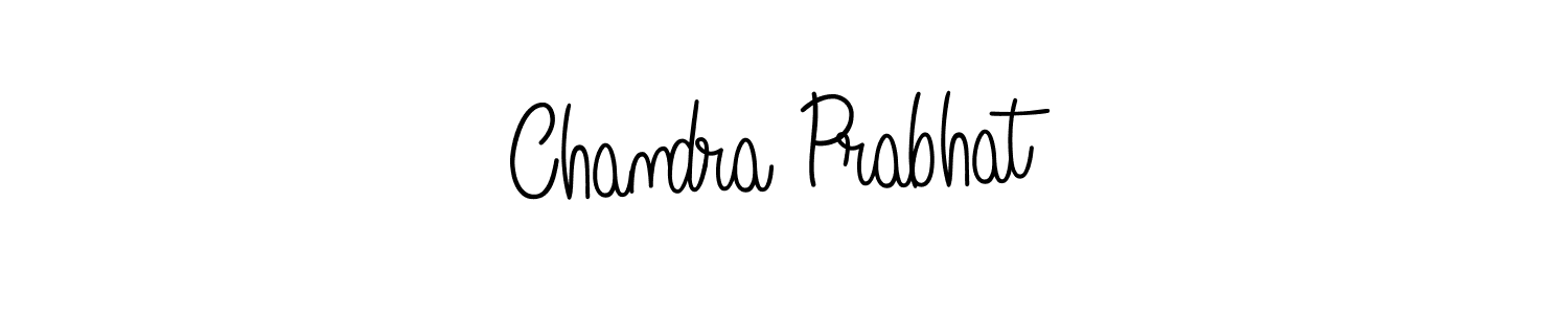 Make a beautiful signature design for name Chandra Prabhat. With this signature (Angelique-Rose-font-FFP) style, you can create a handwritten signature for free. Chandra Prabhat signature style 5 images and pictures png