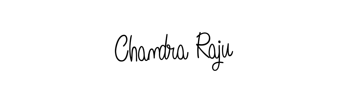 How to make Chandra Raju name signature. Use Angelique-Rose-font-FFP style for creating short signs online. This is the latest handwritten sign. Chandra Raju signature style 5 images and pictures png