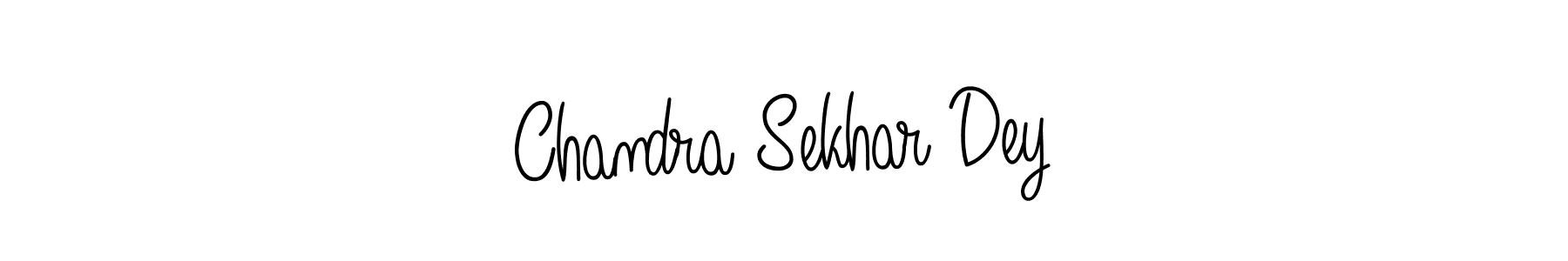 Use a signature maker to create a handwritten signature online. With this signature software, you can design (Angelique-Rose-font-FFP) your own signature for name Chandra Sekhar Dey. Chandra Sekhar Dey signature style 5 images and pictures png