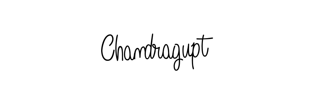 Design your own signature with our free online signature maker. With this signature software, you can create a handwritten (Angelique-Rose-font-FFP) signature for name Chandragupt. Chandragupt signature style 5 images and pictures png