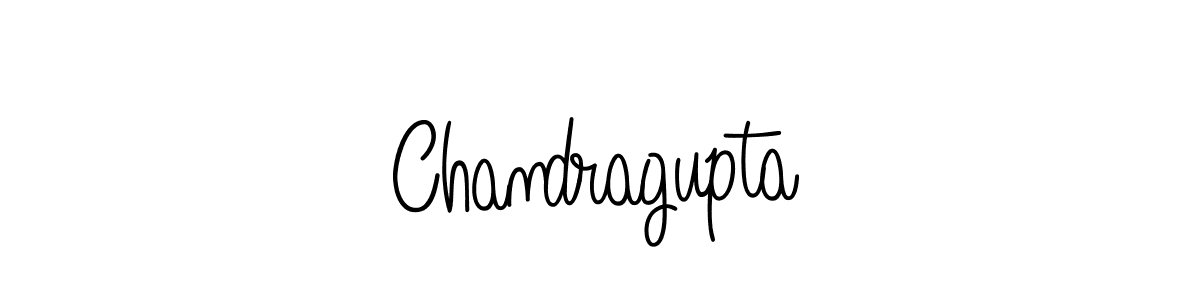 Make a beautiful signature design for name Chandragupta. With this signature (Angelique-Rose-font-FFP) style, you can create a handwritten signature for free. Chandragupta signature style 5 images and pictures png