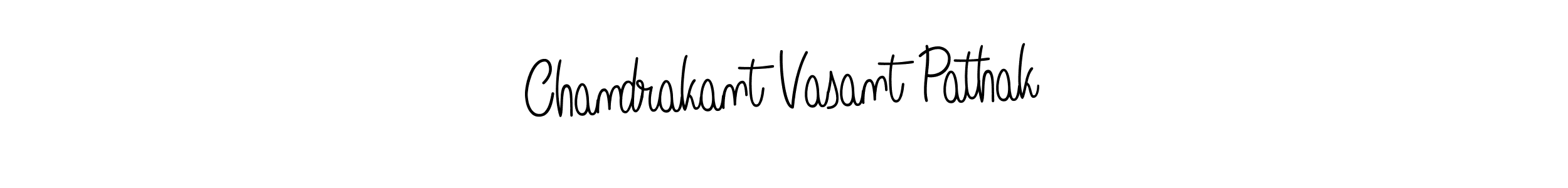 Also we have Chandrakant Vasant Pathak name is the best signature style. Create professional handwritten signature collection using Angelique-Rose-font-FFP autograph style. Chandrakant Vasant Pathak signature style 5 images and pictures png