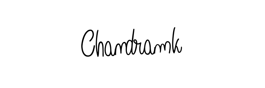 Chandramk stylish signature style. Best Handwritten Sign (Angelique-Rose-font-FFP) for my name. Handwritten Signature Collection Ideas for my name Chandramk. Chandramk signature style 5 images and pictures png