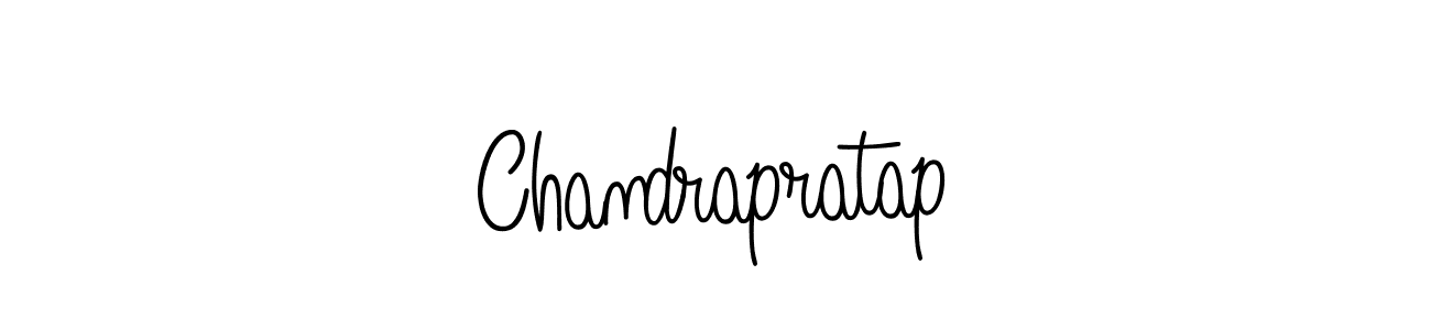 Make a beautiful signature design for name Chandrapratap. With this signature (Angelique-Rose-font-FFP) style, you can create a handwritten signature for free. Chandrapratap signature style 5 images and pictures png