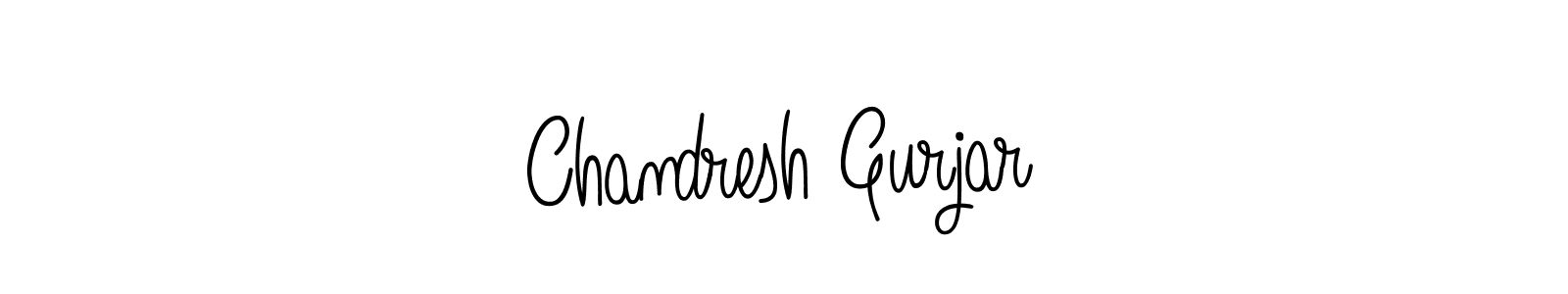 Chandresh Gurjar stylish signature style. Best Handwritten Sign (Angelique-Rose-font-FFP) for my name. Handwritten Signature Collection Ideas for my name Chandresh Gurjar. Chandresh Gurjar signature style 5 images and pictures png