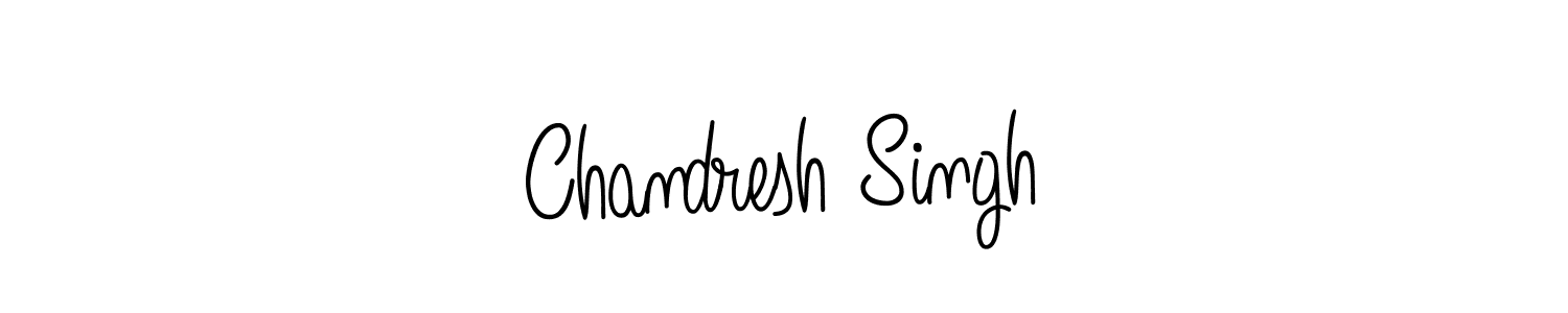 Use a signature maker to create a handwritten signature online. With this signature software, you can design (Angelique-Rose-font-FFP) your own signature for name Chandresh Singh. Chandresh Singh signature style 5 images and pictures png