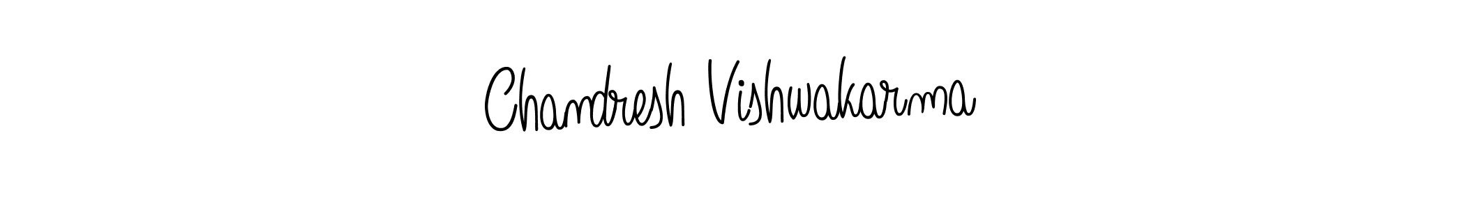 Make a short Chandresh Vishwakarma signature style. Manage your documents anywhere anytime using Angelique-Rose-font-FFP. Create and add eSignatures, submit forms, share and send files easily. Chandresh Vishwakarma signature style 5 images and pictures png