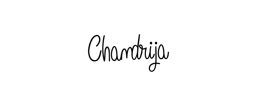 Use a signature maker to create a handwritten signature online. With this signature software, you can design (Angelique-Rose-font-FFP) your own signature for name Chandrija. Chandrija signature style 5 images and pictures png