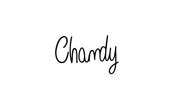 Use a signature maker to create a handwritten signature online. With this signature software, you can design (Angelique-Rose-font-FFP) your own signature for name Chandy. Chandy signature style 5 images and pictures png