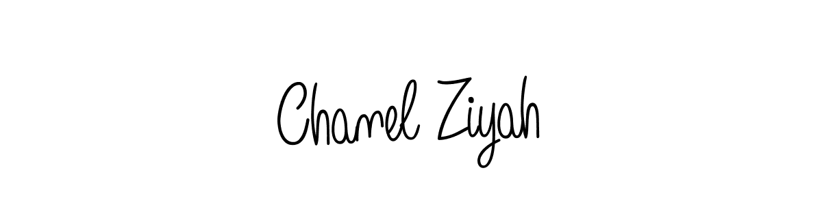 How to make Chanel Ziyah signature? Angelique-Rose-font-FFP is a professional autograph style. Create handwritten signature for Chanel Ziyah name. Chanel Ziyah signature style 5 images and pictures png