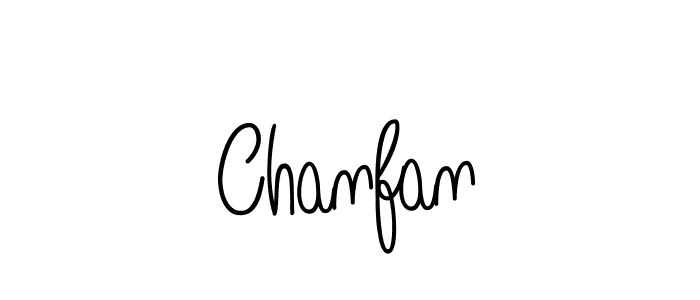 How to make Chanfan name signature. Use Angelique-Rose-font-FFP style for creating short signs online. This is the latest handwritten sign. Chanfan signature style 5 images and pictures png