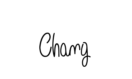 Use a signature maker to create a handwritten signature online. With this signature software, you can design (Angelique-Rose-font-FFP) your own signature for name Chang. Chang signature style 5 images and pictures png