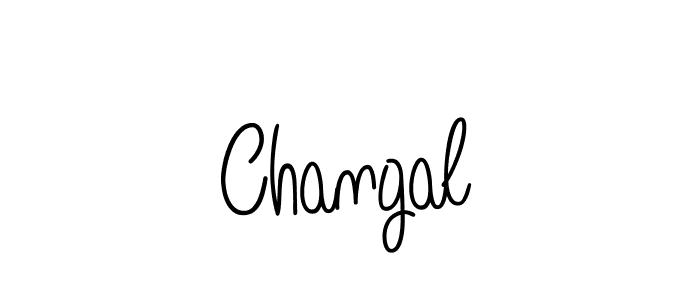 You should practise on your own different ways (Angelique-Rose-font-FFP) to write your name (Changal) in signature. don't let someone else do it for you. Changal signature style 5 images and pictures png