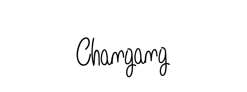 Create a beautiful signature design for name Changang. With this signature (Angelique-Rose-font-FFP) fonts, you can make a handwritten signature for free. Changang signature style 5 images and pictures png