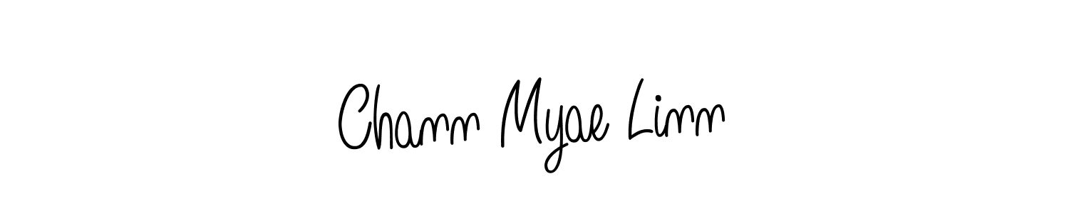 How to Draw Chann Myae Linn signature style? Angelique-Rose-font-FFP is a latest design signature styles for name Chann Myae Linn. Chann Myae Linn signature style 5 images and pictures png