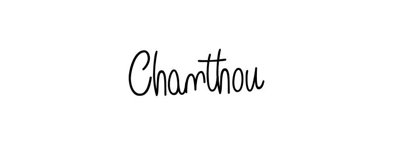 Chanthou stylish signature style. Best Handwritten Sign (Angelique-Rose-font-FFP) for my name. Handwritten Signature Collection Ideas for my name Chanthou. Chanthou signature style 5 images and pictures png
