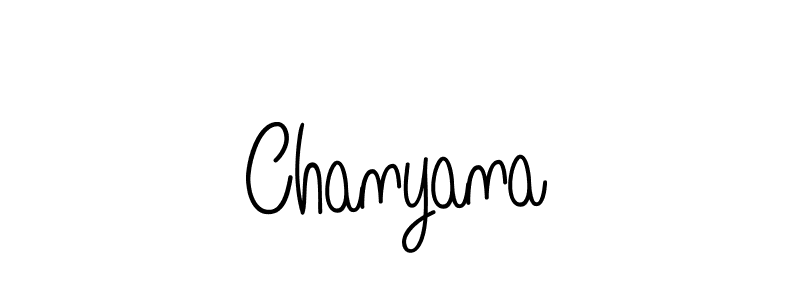 Chanyana stylish signature style. Best Handwritten Sign (Angelique-Rose-font-FFP) for my name. Handwritten Signature Collection Ideas for my name Chanyana. Chanyana signature style 5 images and pictures png