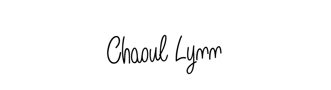 How to make Chaoul Lynn name signature. Use Angelique-Rose-font-FFP style for creating short signs online. This is the latest handwritten sign. Chaoul Lynn signature style 5 images and pictures png
