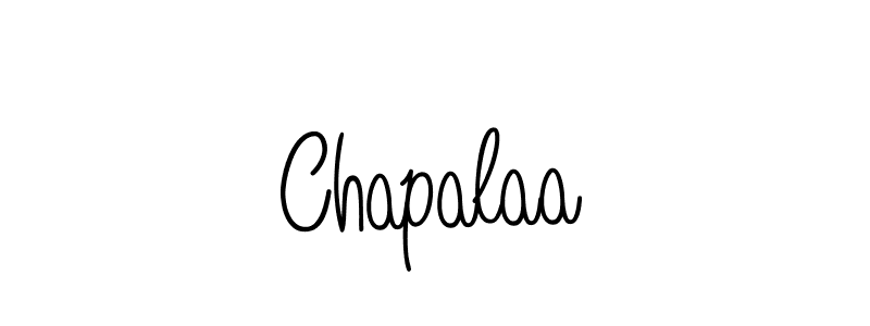 Design your own signature with our free online signature maker. With this signature software, you can create a handwritten (Angelique-Rose-font-FFP) signature for name Chapalaa. Chapalaa signature style 5 images and pictures png