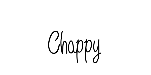 Use a signature maker to create a handwritten signature online. With this signature software, you can design (Angelique-Rose-font-FFP) your own signature for name Chappy. Chappy signature style 5 images and pictures png