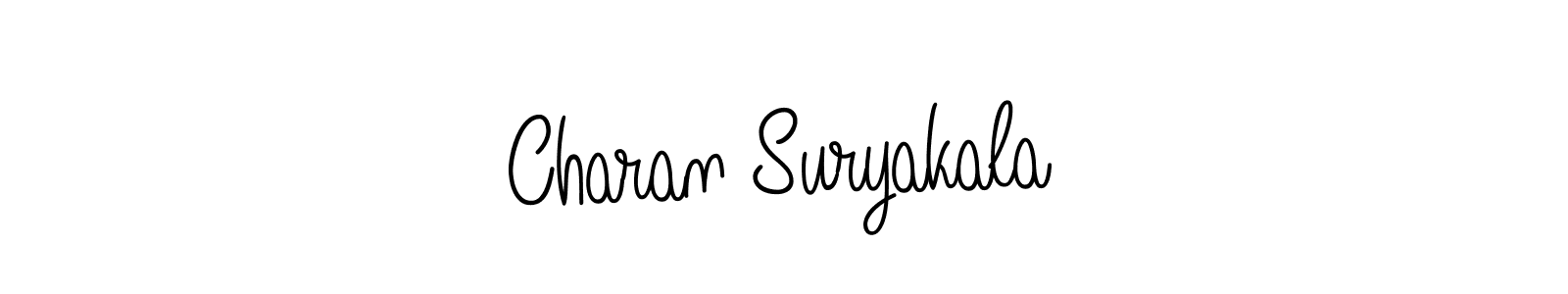 It looks lik you need a new signature style for name Charan Suryakala. Design unique handwritten (Angelique-Rose-font-FFP) signature with our free signature maker in just a few clicks. Charan Suryakala signature style 5 images and pictures png