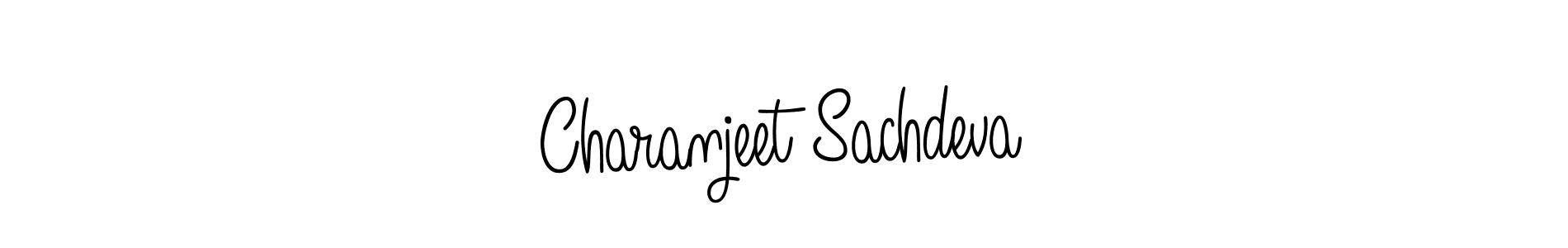 Also we have Charanjeet Sachdeva name is the best signature style. Create professional handwritten signature collection using Angelique-Rose-font-FFP autograph style. Charanjeet Sachdeva signature style 5 images and pictures png
