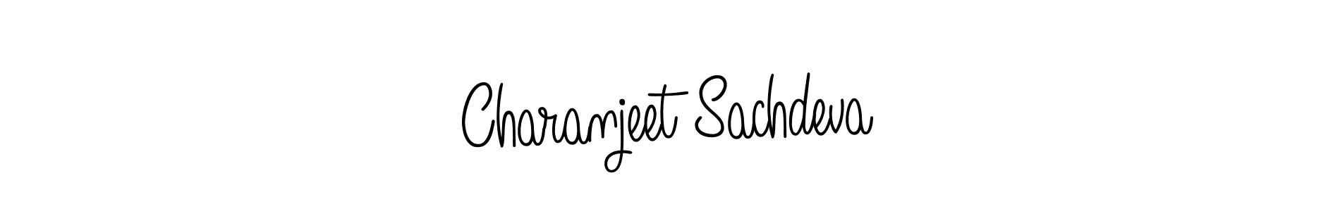 How to make Charanjeet Sachdeva name signature. Use Angelique-Rose-font-FFP style for creating short signs online. This is the latest handwritten sign. Charanjeet Sachdeva signature style 5 images and pictures png