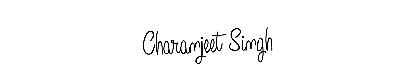 Design your own signature with our free online signature maker. With this signature software, you can create a handwritten (Angelique-Rose-font-FFP) signature for name Charanjeet Singh. Charanjeet Singh signature style 5 images and pictures png