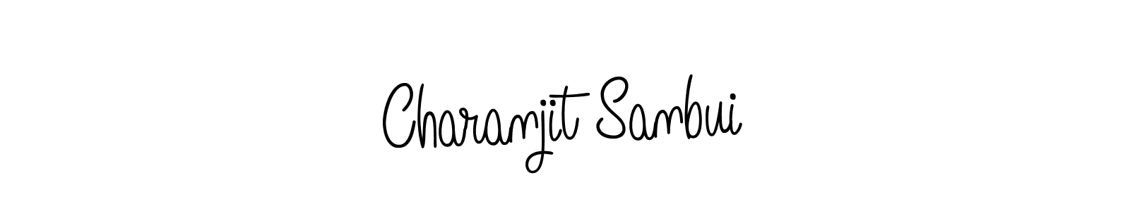 Design your own signature with our free online signature maker. With this signature software, you can create a handwritten (Angelique-Rose-font-FFP) signature for name Charanjit Sanbui. Charanjit Sanbui signature style 5 images and pictures png