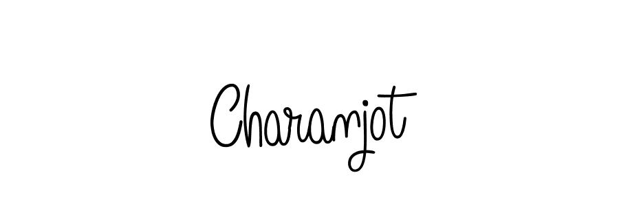 How to make Charanjot signature? Angelique-Rose-font-FFP is a professional autograph style. Create handwritten signature for Charanjot name. Charanjot signature style 5 images and pictures png