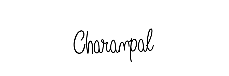 How to make Charanpal name signature. Use Angelique-Rose-font-FFP style for creating short signs online. This is the latest handwritten sign. Charanpal signature style 5 images and pictures png