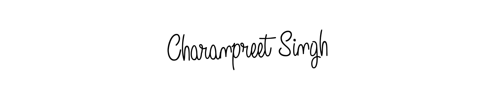 The best way (Angelique-Rose-font-FFP) to make a short signature is to pick only two or three words in your name. The name Charanpreet Singh include a total of six letters. For converting this name. Charanpreet Singh signature style 5 images and pictures png