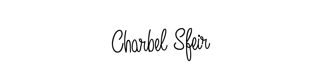 Design your own signature with our free online signature maker. With this signature software, you can create a handwritten (Angelique-Rose-font-FFP) signature for name Charbel Sfeir. Charbel Sfeir signature style 5 images and pictures png