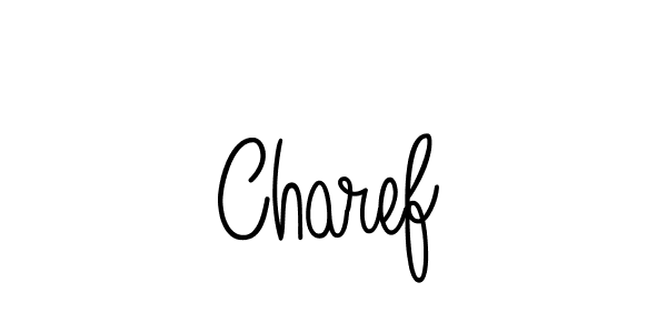 Use a signature maker to create a handwritten signature online. With this signature software, you can design (Angelique-Rose-font-FFP) your own signature for name Charef. Charef signature style 5 images and pictures png