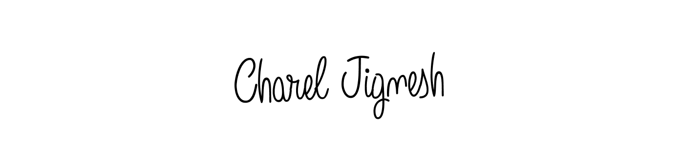 Make a beautiful signature design for name Charel Jignesh. Use this online signature maker to create a handwritten signature for free. Charel Jignesh signature style 5 images and pictures png