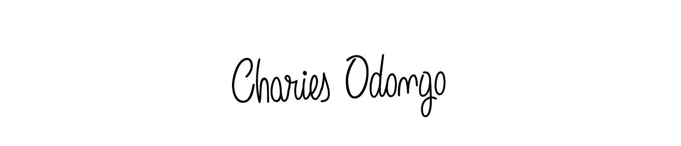 Create a beautiful signature design for name Charies Odongo. With this signature (Angelique-Rose-font-FFP) fonts, you can make a handwritten signature for free. Charies Odongo signature style 5 images and pictures png