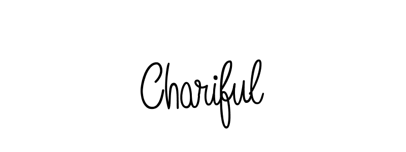 Make a beautiful signature design for name Chariful. Use this online signature maker to create a handwritten signature for free. Chariful signature style 5 images and pictures png
