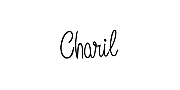 Design your own signature with our free online signature maker. With this signature software, you can create a handwritten (Angelique-Rose-font-FFP) signature for name Charil. Charil signature style 5 images and pictures png