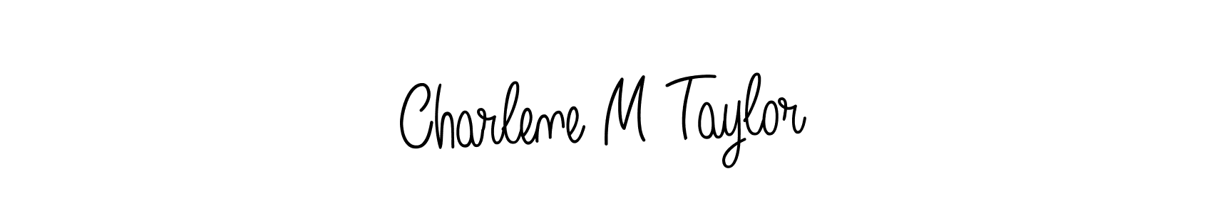 Also we have Charlene M Taylor name is the best signature style. Create professional handwritten signature collection using Angelique-Rose-font-FFP autograph style. Charlene M Taylor signature style 5 images and pictures png