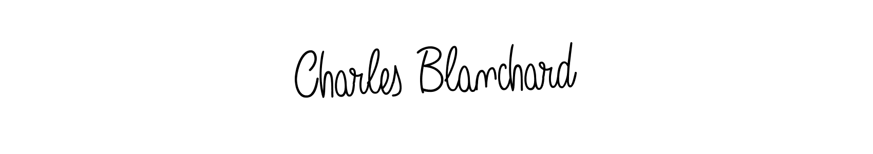 The best way (Angelique-Rose-font-FFP) to make a short signature is to pick only two or three words in your name. The name Charles Blanchard include a total of six letters. For converting this name. Charles Blanchard signature style 5 images and pictures png